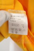 画像3: 【WINTERセール】NO ID. / ドロップショルダードレープBIG-T Tシャツ ONE オレンジ O-24-02-25-038-NO-ts-YM-ZT184 (3)