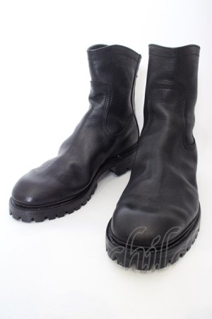 画像: 【SALE】JULIUS / Leather Boots ３：27.7cm ブラック O-24-02-25-054-JU-sho-YM-ZT3000