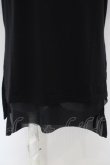 画像2: 【セール】kiryuyrik / V Neck Layered Tee M ブラック O-24-02-25-011-ki-to-YM-ZT246 (2)
