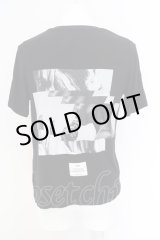 画像: NIL DUE / NIL UN TOKYO / Print Tシャツ S ブラック O-24-02-26-010-NI-ts-YM-ZT059