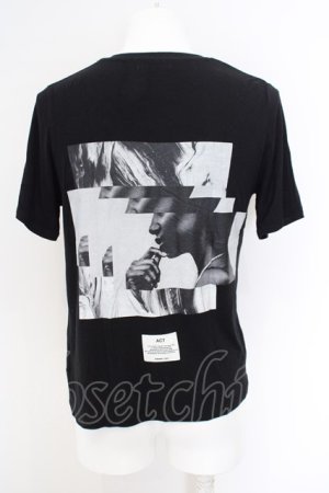 画像: 【SALE】NIL DUE / NIL UN TOKYO / Print Tシャツ S ブラック O-24-02-26-010-NI-ts-YM-ZT059