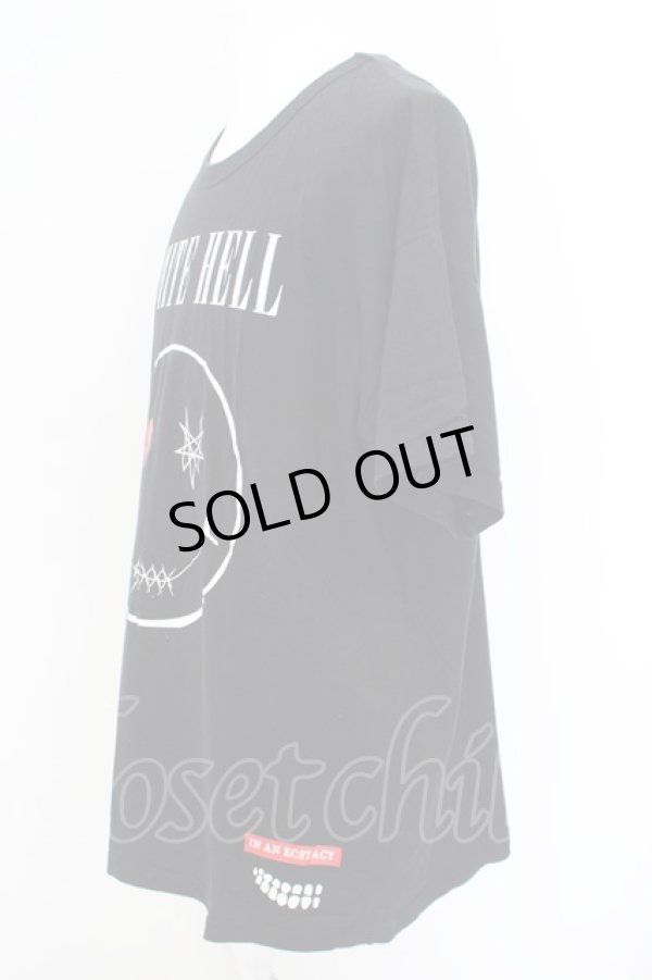 画像2: MARDI GRAS / HELL SMILE BIG Tシャツ  ブラック O-24-02-26-015-MA-ts-YM-ZT059 (2)