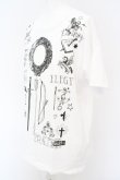 画像2: MARDI GRAS / エレジー BIG-Tシャツ  ホワイト O-24-02-26-003-MA-ts-YM-ZT061 (2)