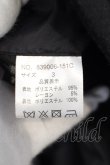 画像5: 【SALE】NO ID. / メルトンハイカラーコート 3 ブラック O-24-02-29-002-NO-ou-YM-ZT-M106 (5)