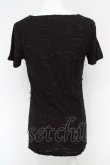 画像3: 【SALE】Xfrm / オパールダメージTシャツ F レッドｘブラック O-24-02-29-036-Xf-ts-YM-ZT090 (3)