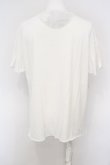 画像2: 【WINTERセール】NO ID. BLACK / クラックプリントBIG Tシャツ ONE ホワイト O-24-02-29-023-NO-ts-YM-ZT090 (2)