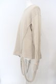 画像2: 【WINTERセール】A.F ARTEFACT / Crew Neck Knit Pullover 2 ベージュ O-24-03-03-027-A.-to-YM-ZT303 (2)
