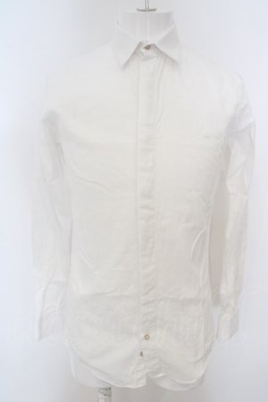 画像: Roen / semantic designコラボロゴジャガードドレスシャツ M ホワイト O-24-03-19-019-Ro-sh-YM-ZT122