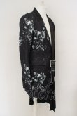 画像2: CIVARIZE / アシンメトリープリーツロングテーラードジャケット 46 ブラック O-24-03-23-042-CI-ja-YM-ZT291 (2)