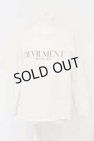 画像: 【WINTERセール】Moonage Devilment(清春) / GRAPHIC OVER L/S カットソー 46 ホワイト O-24-03-23-068-Mo-to-YM-ZT142