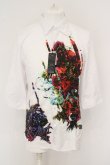 画像1: 【WINTERセール】CIVARIZE / マルチカラーフラワープリント六部袖シャツ 46 ホワイト O-24-03-23-021-CI-sh-YM-ZT301 (1)
