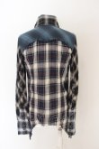 画像5: 【WINTERセール】LGB / SHIRT-G/TIPI/M【メンズ1】 1 ブルーｘグレー O-24-03-31-010-LG-sh-YM-ZT136 (5)