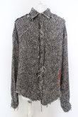 画像1: CVTVLIST / Tweed Shirt シャツ 1 ブラック O-24-04-03-004-CL-ja-YM-ZT155 (1)