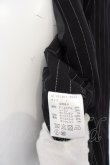 画像3: 【WINTERセール】NO ID. BLACK / 切替ピークドラペル1Bジャケット 1 ブラックストライプ O-24-04-03-048-NO-ja-YM-ZT097 (3)