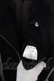 画像4: 【WINTERセール】NO ID. / パイピングウールライダースジャケット 1 ブラック O-24-04-03-054-NO-ou-YM-ZT116 (4)