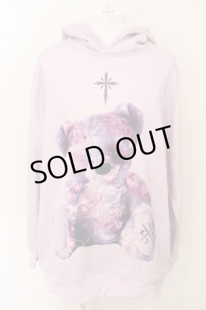 画像: TRAVAS TOKYO / Furry bear Hoodie パーカー F パープル O-24-04-04-011-TR-to-YM-ZT070