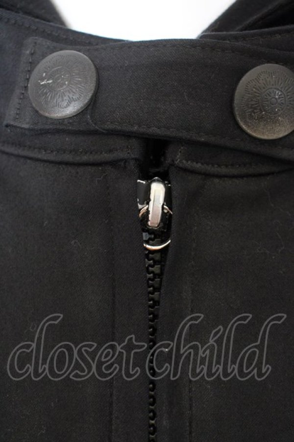 画像2: 【WINTERセール】BLACK HONEY CHILI COOKIE / crow cardigan カーディガン 2 ブラック O-24-04-15-021-BL-to-YM-ZT174 (2)