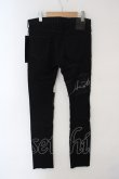 画像5: FAGASSENT / -EAGLE-Stretch Black Denimパンツ 30 ブラック O-24-04-16-052-FA-pa-YM-OS (5)