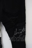 画像6: FAGASSENT / -EAGLE-Stretch Black Denimパンツ 30 ブラック O-24-04-16-052-FA-pa-YM-OS (6)