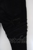 画像5: FAGASSENT / -EAGLE-Black crushed denim with Crawling Black cupra & Sagging Kimonoパンツ 30 ブラック O-24-04-16-053-FA-pa-YM-ZT213 (5)