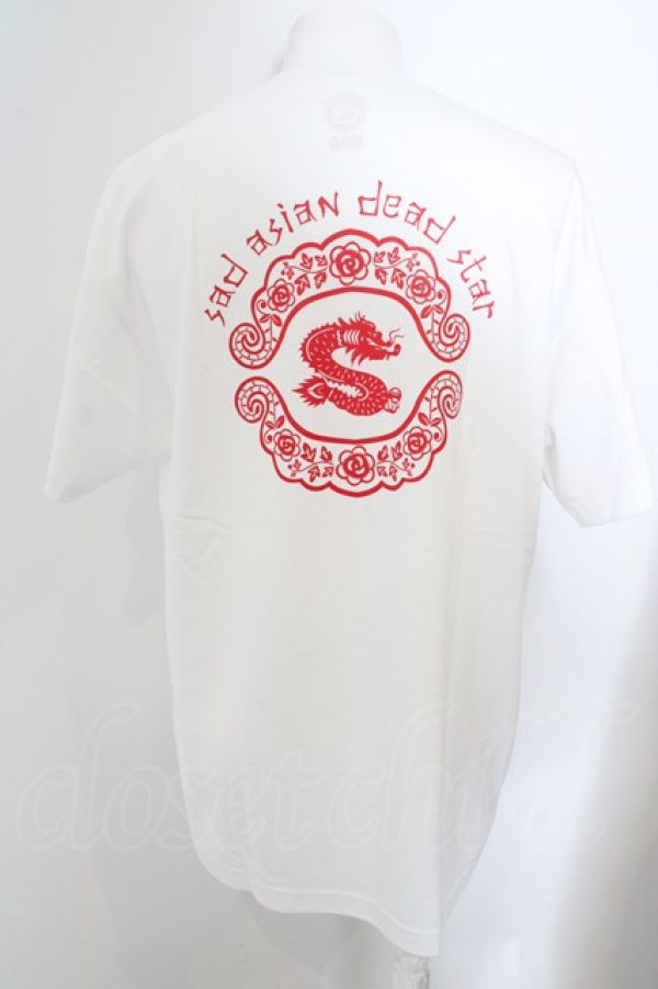 画像2: 【WINTERセール】Moonage Devilment（清春） / Print Big T　Tシャツ 44 ホワイト O-24-04-24-005-MO-ts-YM-ZT021 (2)