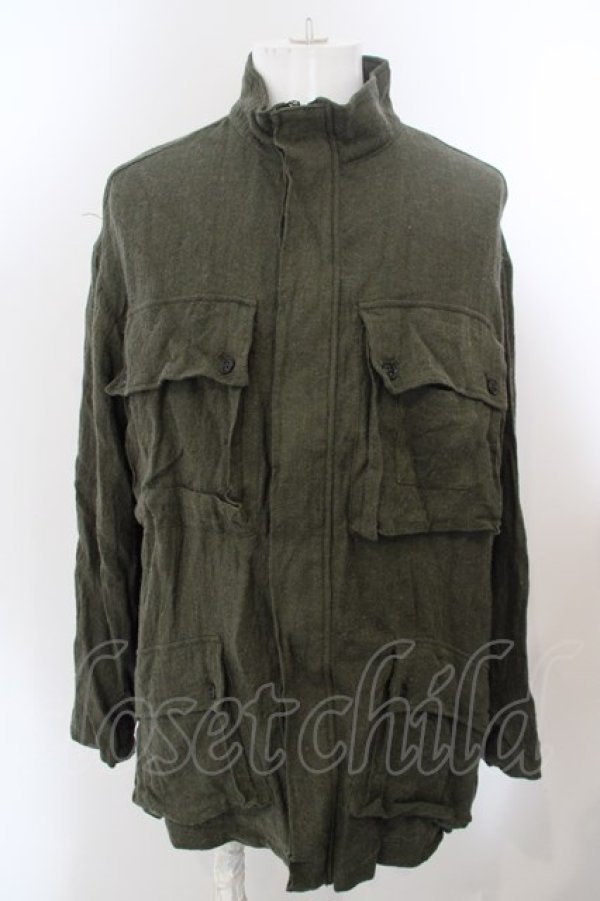 画像1: Moonage Devilment（清春） / EGO TRIPPINGコラボ PARATROOPER SMOCK ジャケット 46 カーキ O-24-04-24-020-MO-ja-YM-ZT418 (1)