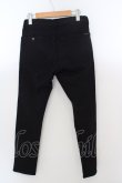 画像2: 【セール】MR.OLIVE / SUPER STRETCH DENIM -SILICON DYED ANKLE CUT SLIM デニムパンツ S ブラック O-24-04-26-030-MR-pa-YM-ZT433 (2)