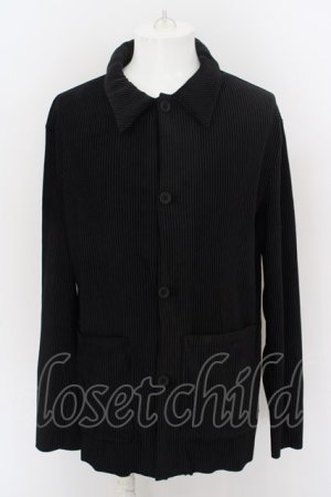 画像: ZARA / リブミディシャツジャケット EU L ブラック O-24-04-28-006-ZA-ja-YM-OS