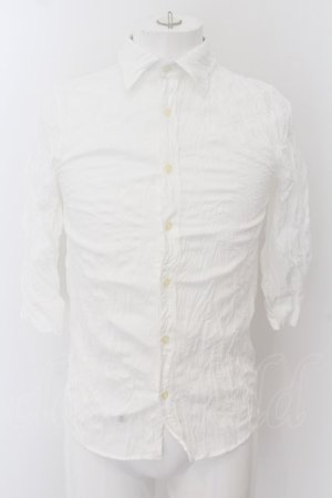 画像: 【WINTERセール】FUGA / Modesty ブロードワッシャー7分袖シャツ 44 ホワイト O-24-05-14-021-FU-sh-YM-ZT003
