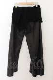 画像1: IFSIXWASNINE / TUXEDO PANTS PIG ワイドパンツ F ブラック O-24-05-16-037-IF-pa-YM-ZT-ML001 (1)