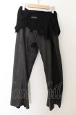 画像2: IFSIXWASNINE / TUXEDO PANTS PIG ワイドパンツ F ブラック O-24-05-16-037-IF-pa-YM-ZT-ML001 (2)
