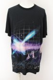 画像1: PARADOX / ギャラクシープリントTシャツ F ブラック O-24-05-21-058-PA-ts-YM-ZT340 (1)