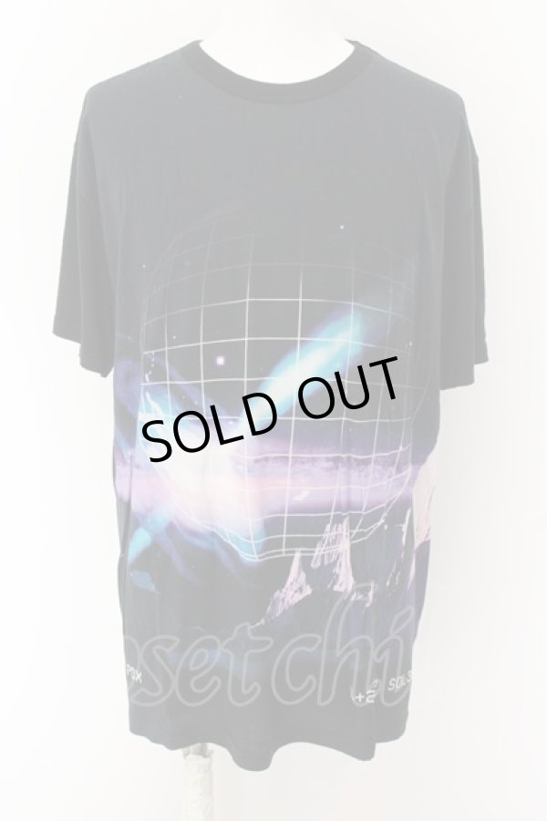 画像1: PARADOX / ギャラクシープリントTシャツ F ブラック O-24-05-21-058-PA-ts-YM-ZT340 (1)