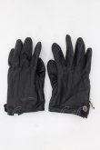 画像1: DEAL DESIGN / キングゲートサイドZIPレザーグローブ  ブラックｘシルバー O-24-05-21-080-DE-za-YM-ZT-ML001 (1)