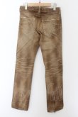 画像2: 【セール】CIVARIZE / ユーズドウォッシュダメージデニムパンツ 42 ブラウン O-24-05-21-027-CI-pa-YM-ZT442 (2)