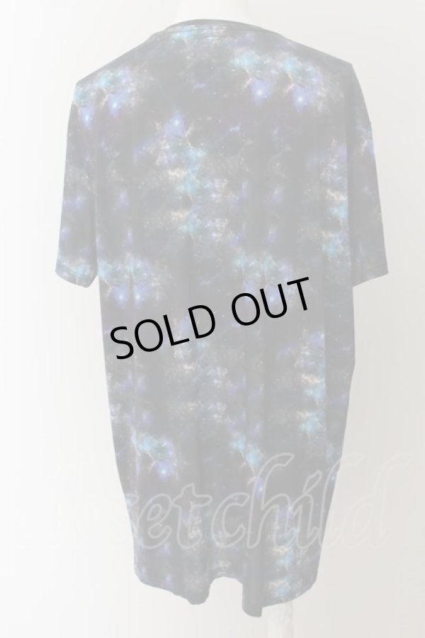 画像2: PUBLIC EYES / ギャラクシー総柄BIG Tシャツ M マルチ O-24-05-26-023-PU-ts-YM-OS (2)