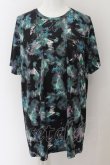 画像1: PUBLIC EYES / 総柄BIG Tシャツ S グリーン O-24-05-26-024-PU-ts-YM-OS (1)