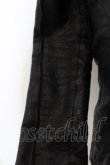 画像2: AKM / ワンフックカウレザーシャツ M ブラック O-24-05-30-055-AK-ou-YM-ZT-ML-003 (2)
