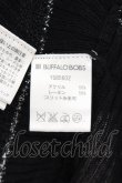 画像3: BUFFALO BOBS / グリッターローブ五分袖カーディガン  ブラック O-24-06-15-072-BU-to-YM-OS (3)