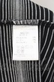画像3: 【セール】NEW GENTLEMAN / 立体ボーダーVネックTシャツ 3 ブラックｘホワイト O-24-06-17-030-NE-ts-YM-ZT291 (3)