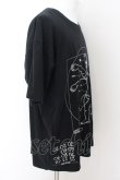 画像2: M:E（エムイー） / BIG Tシャツ F ブラック O-24-06-23-022-ME-ts-YM-OS (2)