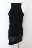 画像2: CIVARIZE / Inferアシンメトリーデザインロングタンクトップ 44 ブラック O-24-06-27-060-CI-to-YM-OS (2)