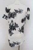 画像2: CIVARIZE / Seeker フラワー総柄ドレープTシャツ 44 ホワイト O-24-06-27-121-CI-ts-YM-OS (2)