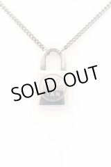 画像: LAD MUSICIAN / NECKLACE MINI PADLOCK 　ネックレス  ダークシルバー O-24-07-23-046-LA-ac-YM-ZT471