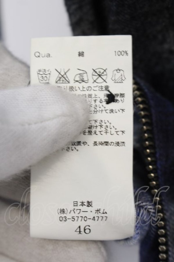 画像4: CIVARIZE / Wasp 裾ジップロングチェックシャツ 46 ブルー O-24-07-23-015-CI-sh-YM-ZS (4)