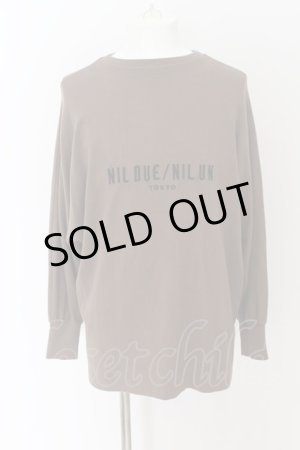 画像: NIL DUE / NIL UN TOKYO / LONG SLEEVE EMBROIDERY TEE　カットソー F ディープカーキ O-24-07-28-012-NI-to-YM-ZT125