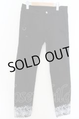 画像: SWITCHBLADE / SNAKE PRINT DENIM　パンツ S ブラック O-24-08-29-096-SW-to-YM-ZT180