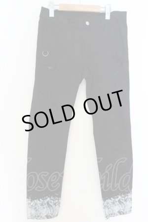 画像: SWITCHBLADE / SNAKE PRINT DENIM　パンツ S ブラック O-24-08-29-096-SW-to-YM-ZT180