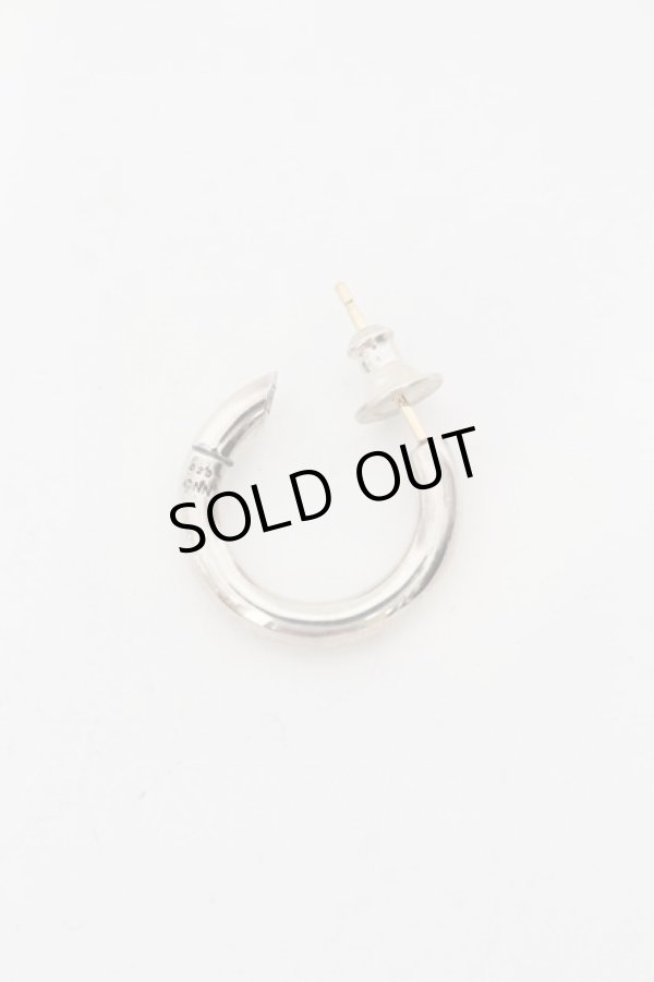 画像3: NIL DUE / NIL UN TOKYO / CARVED SEAL RING PIERCE ピアス  シルバー O-24-08-29-170-NI-ac-YM-OS (3)