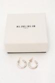 画像4: NIL DUE / NIL UN TOKYO / CARVED SEAL RING PIERCE ピアス  シルバー O-24-08-29-170-NI-ac-YM-OS (4)